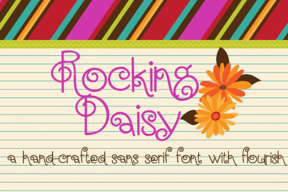 Rocking Daisy Font - Featured Image