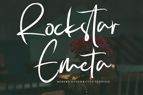 Rockstar Emeta Font - Featured Image