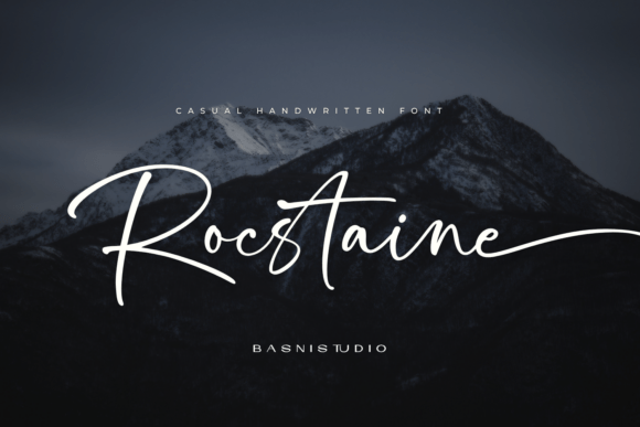 Rocstaine Handwritten Font - Featured Image