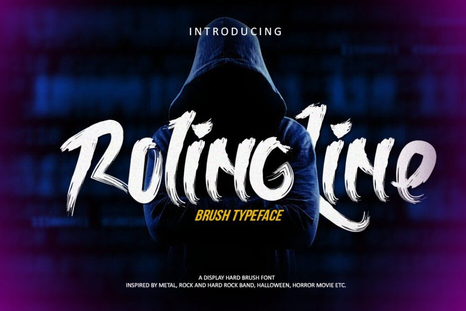 Rolingline Font - Featured Image