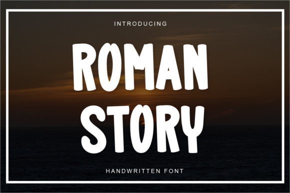 Roman Story Font - Featured Image
