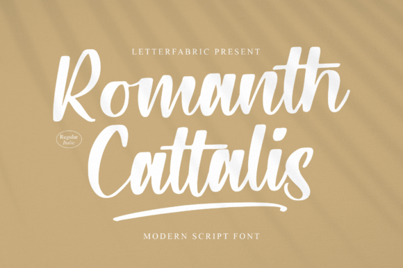 Romanth Cattalis Font - Featured Image