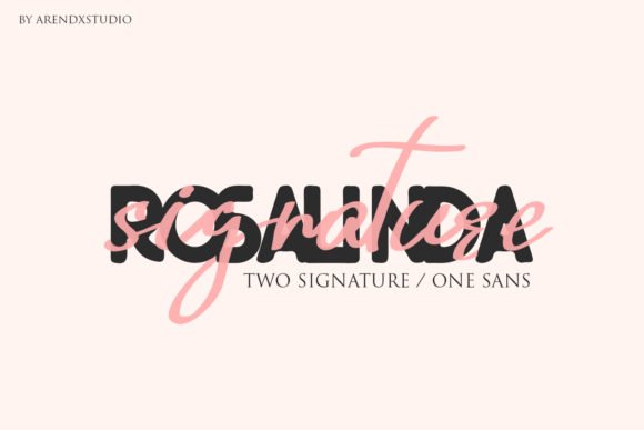 Rosalinda Trio Font - Featured Image