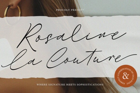Rosaline La Couture Duo Font - Featured Image