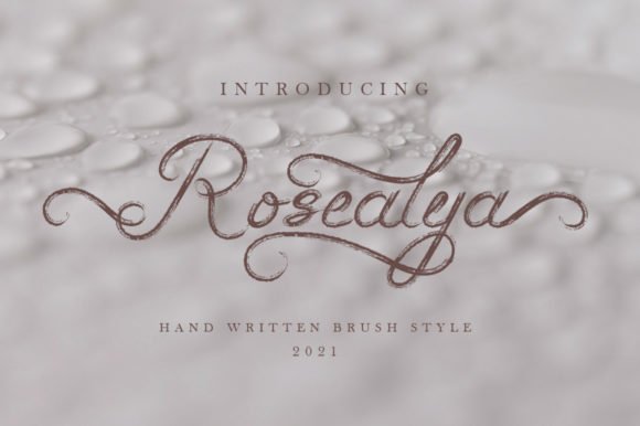Rosealya Font - Featured Image