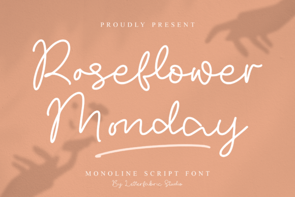 Roseflower Monday Font - Featured Image