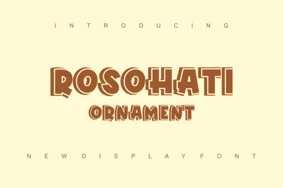 Rosohati Ornament Font - Featured Image