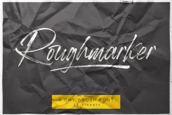 Roughmarker Font - Featured Image