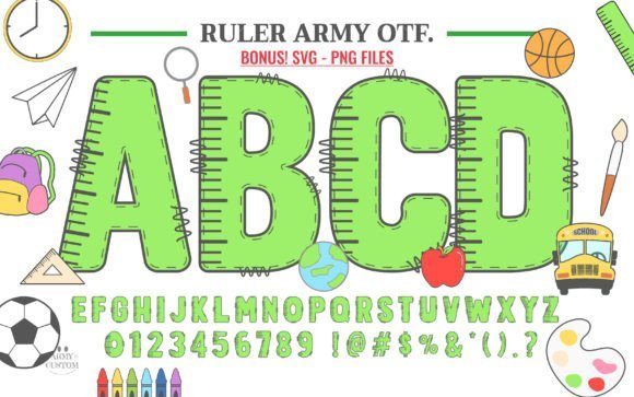 Ruler Army Font - Featured Image