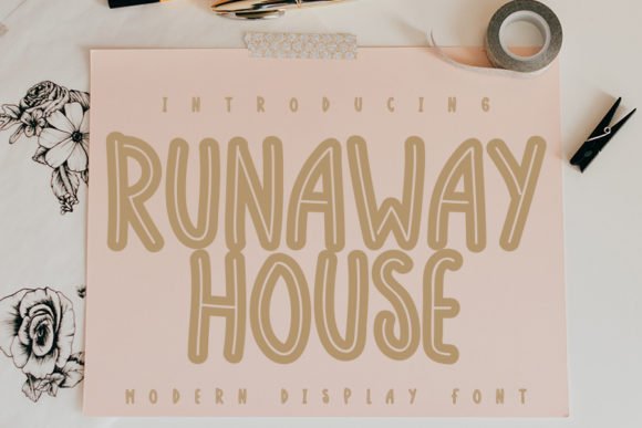 Runaway House Font - Featured Image