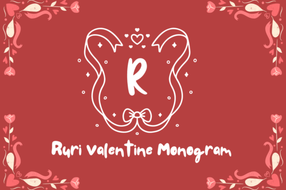 Ruri Valentine Monogram Font - Featured Image