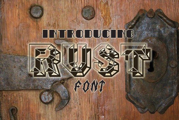 Rust Font - Featured Image