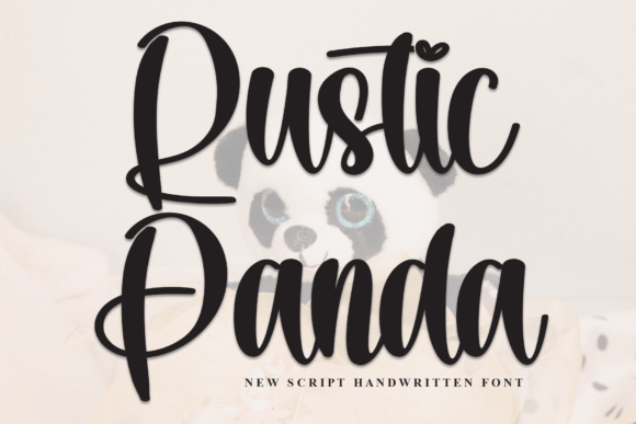 Rustic Panda Font - Featured Image