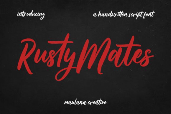 Rusty Mates Font - Featured Image