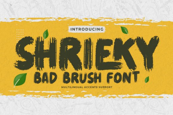SHRIEKY Font - Featured Image