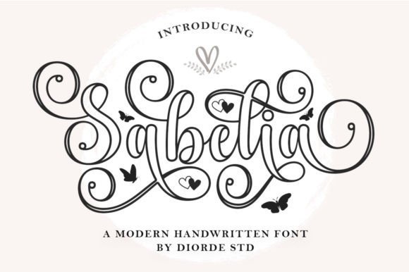 Sabelia Outline Font - Featured Image