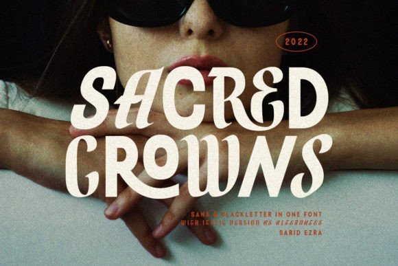 Sacred Crowns Font - Featured Image