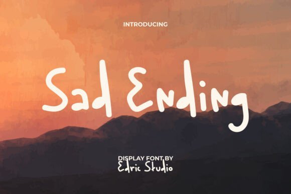 Sad Ending Font - Featured Image