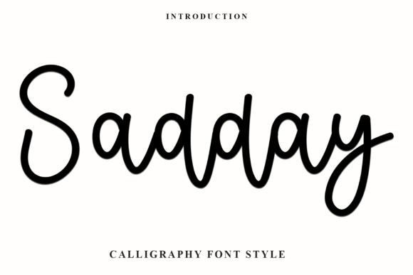 Sadday Font - Featured Image