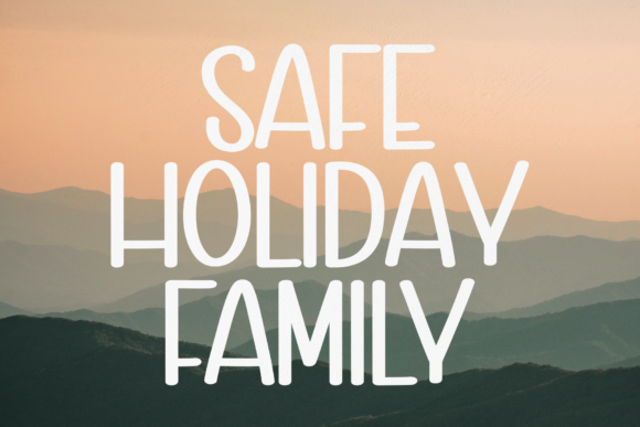 Safe Holiday Family Font - Featured Image