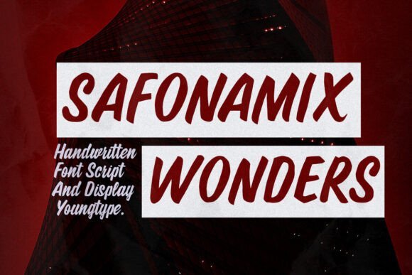 Safonamix Wonders Font - Featured Image