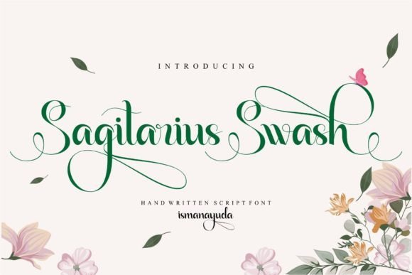 Sagitarius Swash Font - Featured Image