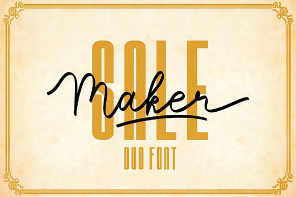Sale Maker Font - Featured Image