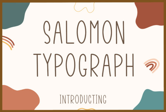 Salomon Typograph Font - Featured Image