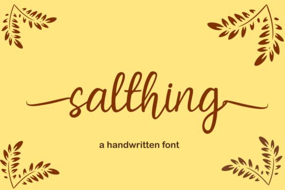 Salthing Font - Featured Image