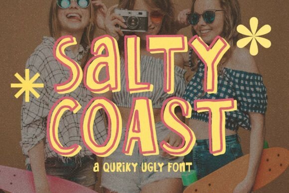 Salty Coast Font - Featured Image