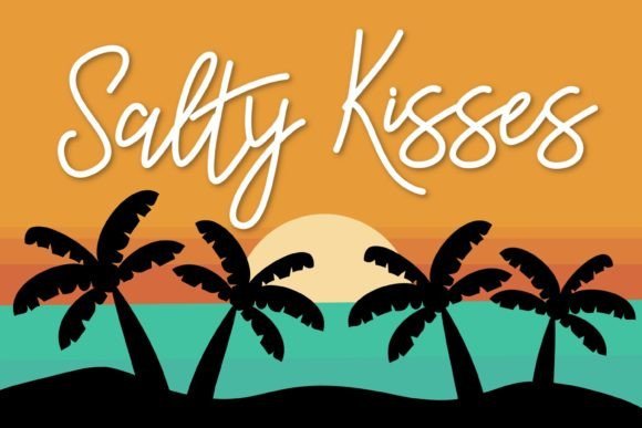 Salty Kisses Font - Featured Image