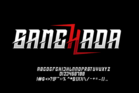 Samehada Font - Featured Image