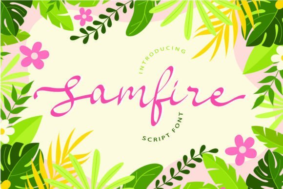 Samfire Font - Featured Image
