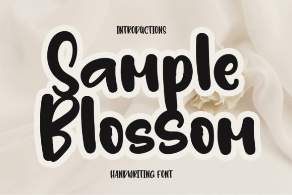 Sample Blossom Font - Featured Image