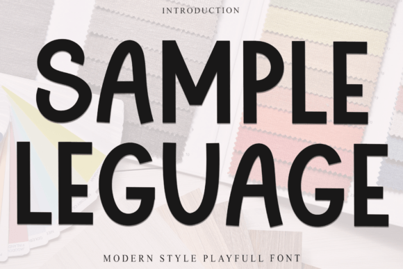 Sample Leaguage Font - Featured Image