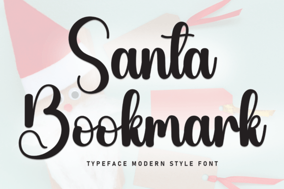 Santa Bookmark Font - Featured Image