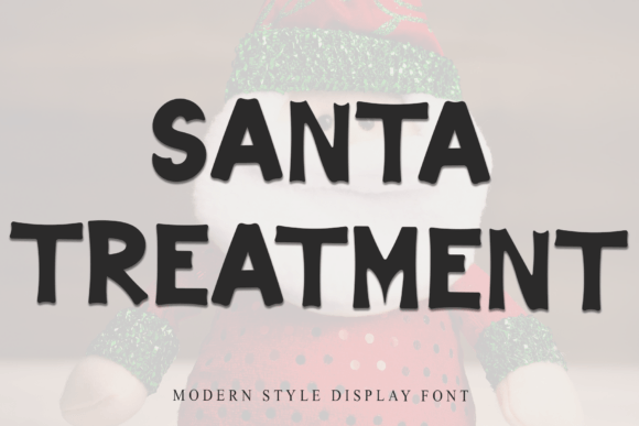 Santa Treatment Font - Featured Image