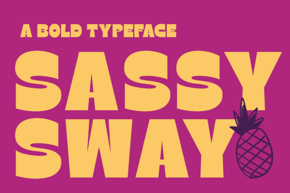 Sassy Sway Font - Featured Image