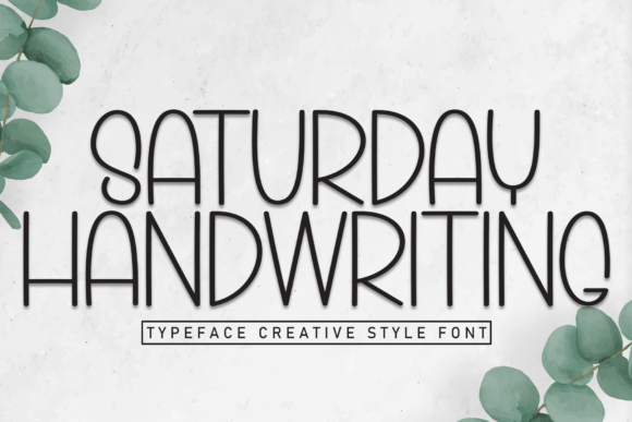 Saturday Handwriting Font - Featured Image