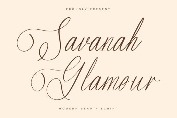 Savanah Glamour Font - Featured Image