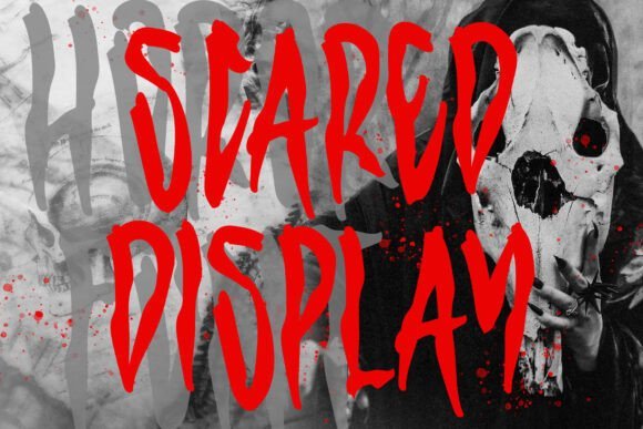 Scared Display Font - Featured Image