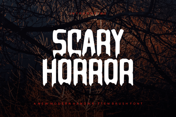 Scary Horror Font - Featured Image