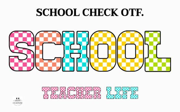School Check Font - Featured Image