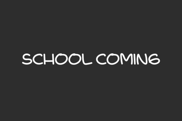 School Coming Font - Featured Image