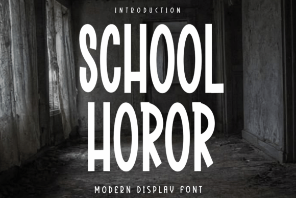 School Horor Font - Featured Image
