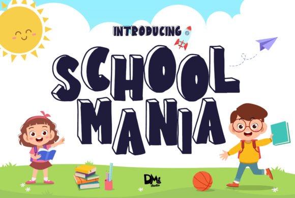 School Mania Font - Featured Image
