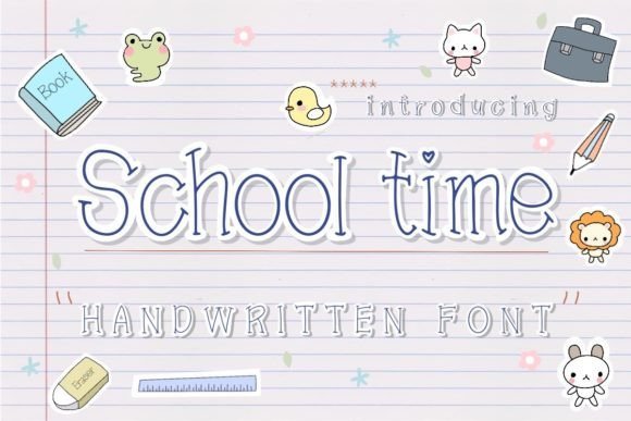 School Time Font - Featured Image