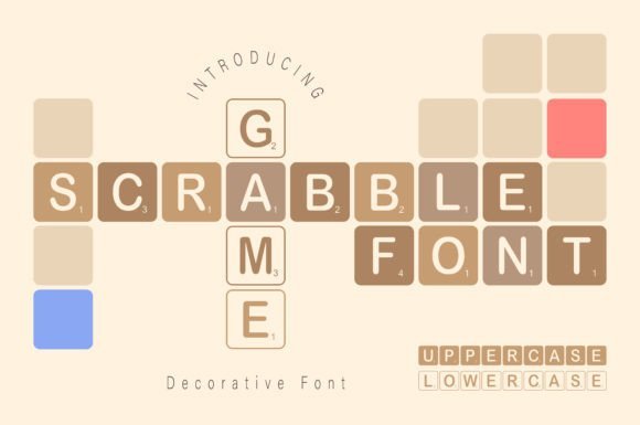 Scrabble Game Font - Featured Image