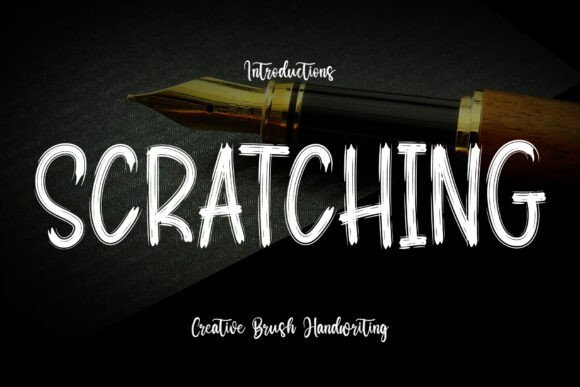 Scratching Font - Featured Image