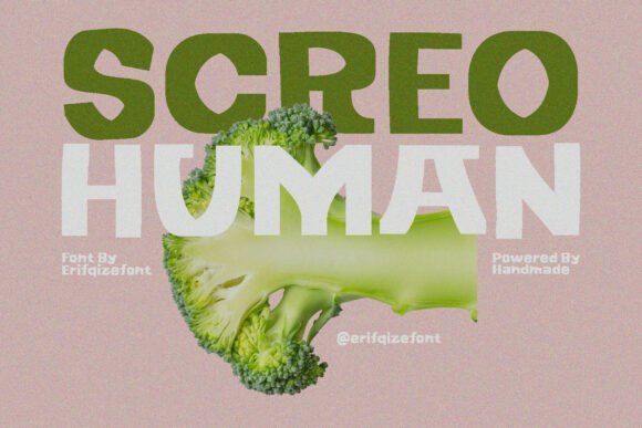 Screo Human Font - Featured Image